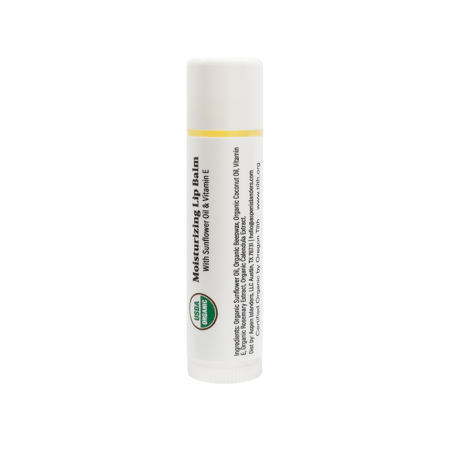 USDA Organic Unflavored Restoring Lip Balm